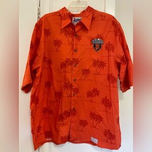 Reyn Spooner Orange San Francisco Giants Palm Tree Button-Down Shirt size xl